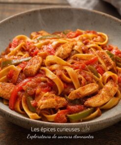 Assemblage de pâtes à la basquaise - Les Épices Curieuses