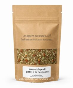 Assemblage de pâtes à la basquaise - Packaging - Les Épices Curieuses