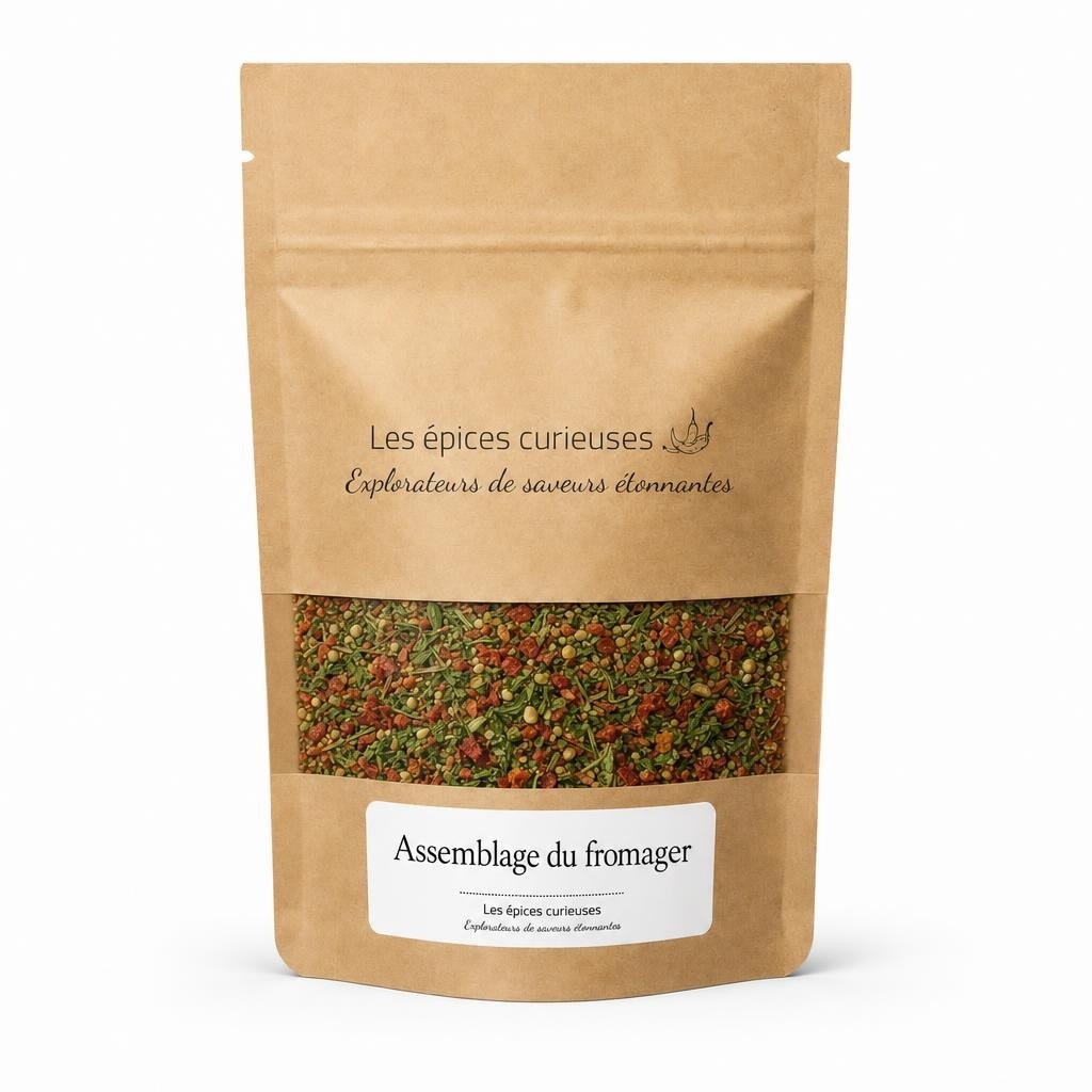 Assemblage du fromager – Packaging – Les Épices Curieuses Assemblage du fromager - Packaging - Les Épices Curieuses