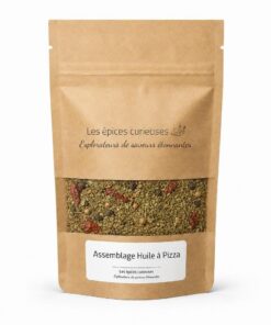 Assemblage Huile à Pizza - Packaging - Les Épices Curieuses