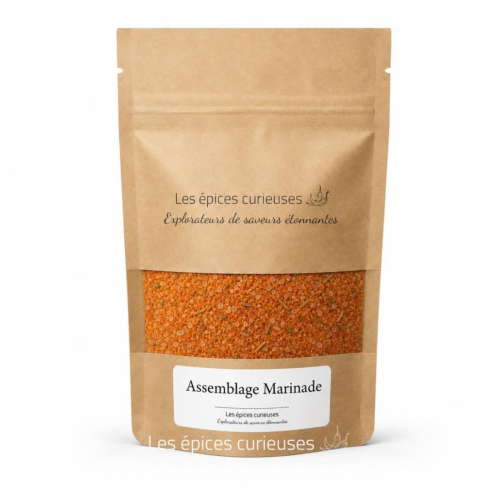 Assemblage Marinade – Packaging – Les Épices Curieuses Assemblage Marinade - Packaging - Les Épices Curieuses