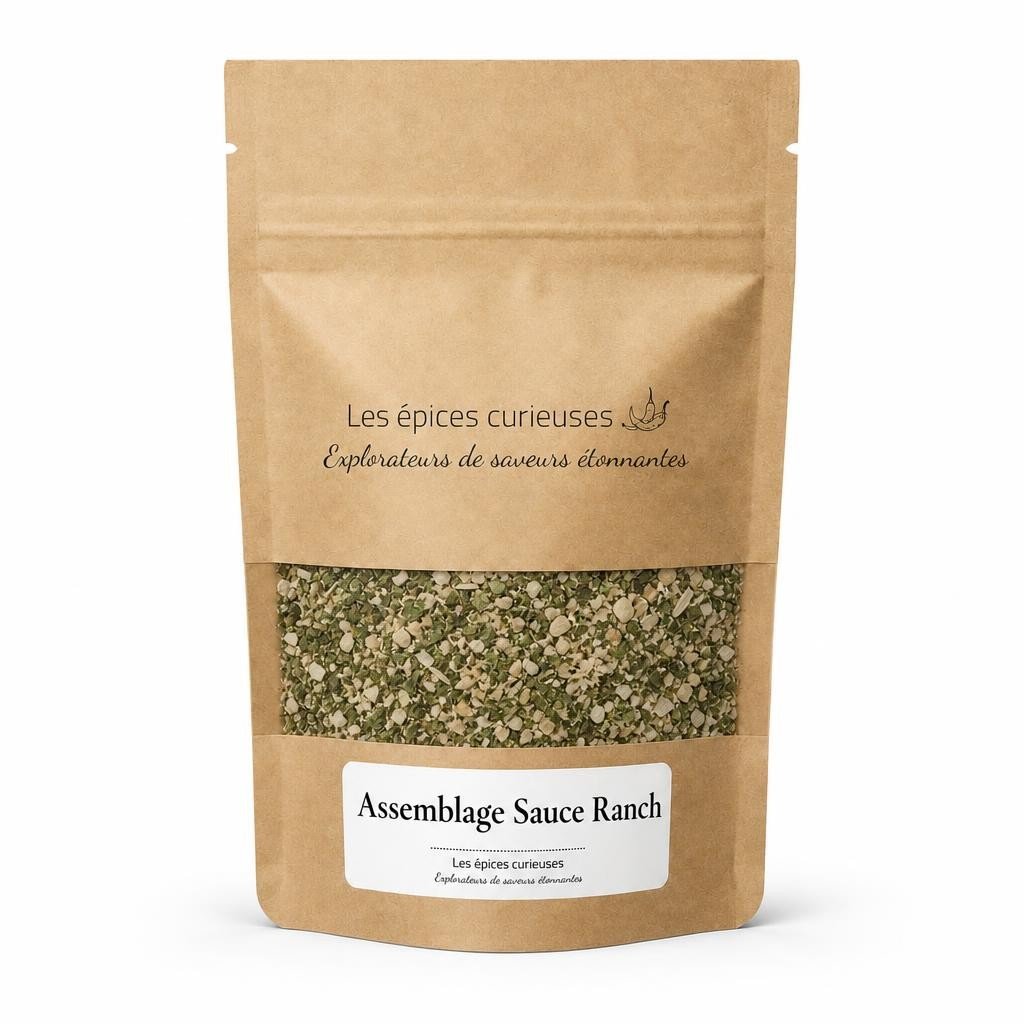 Assemblage Sauce Ranch – Packaging – Les Épices Curieuses Assemblage Sauce Ranch - Packaging - Les Épices Curieuses