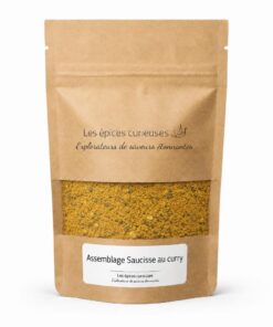 Assemblage Saucisse au curry - Packaging - Les Épices Curieuses