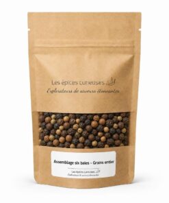 Assemblage six baies - Grains entier - Packaging - Les Épices Curieuses