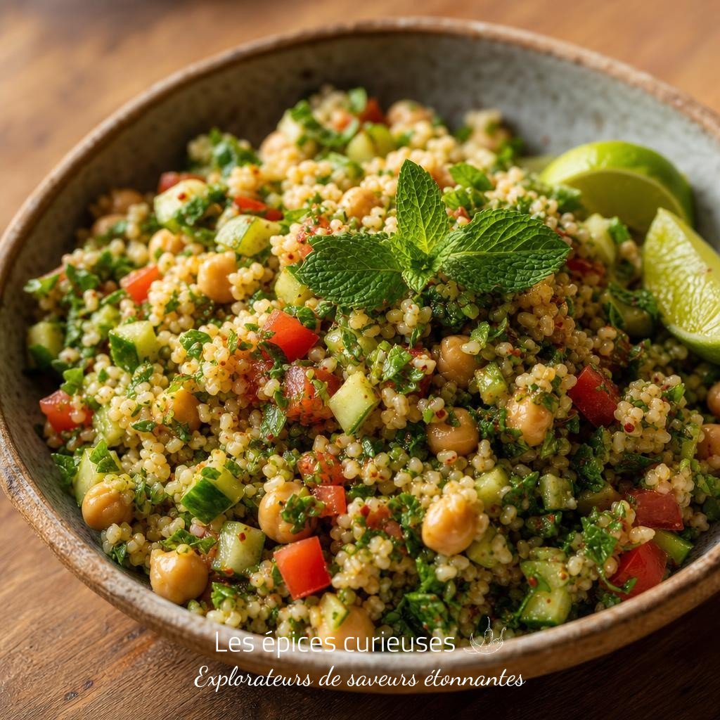 Assemblage Taboulé et salades – Les Épices Curieuses Assemblage Taboulé et salades - Les Épices Curieuses