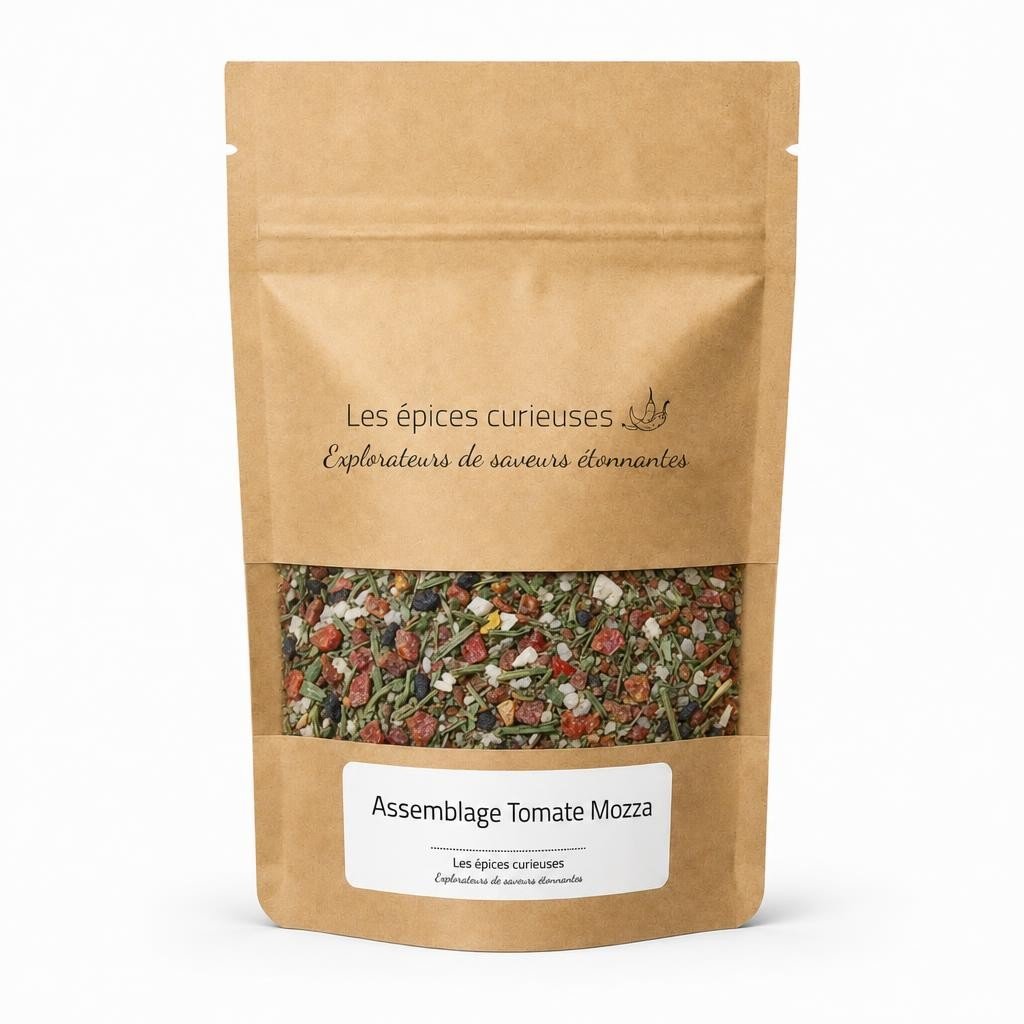 Assemblage Tomate Mozza – Packaging – Les Épices Curieuses Assemblage Tomate Mozza - Packaging - Les Épices Curieuses