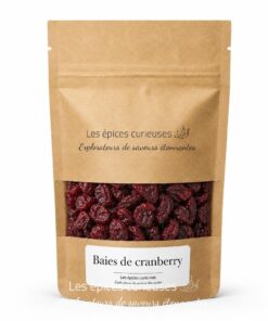 Baies de cranberry - Packaging - Les Épices Curieuses