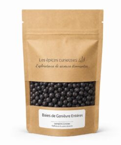 Baies de Genièvre Entières - Packaging - Les Épices Curieuses