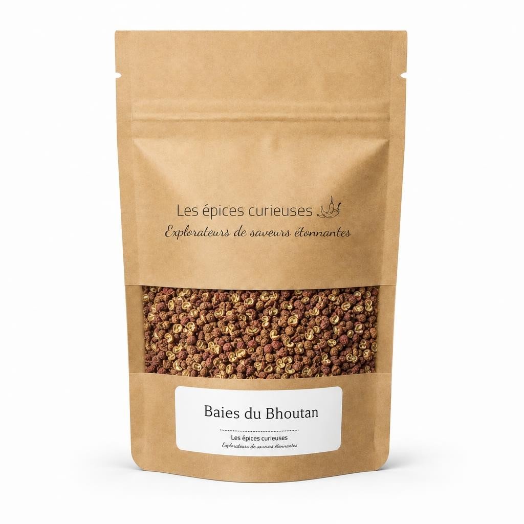 Baies du Bhoutan – Packaging – Les Épices Curieuses Baies du Bhoutan - Packaging - Les Épices Curieuses