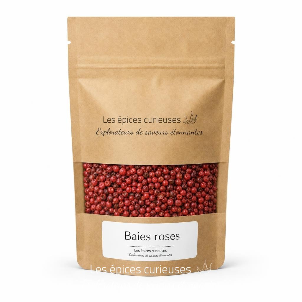 Baies roses – Packaging – Les Épices Curieuses Baies roses - Packaging - Les Épices Curieuses