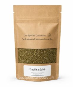 Basilic séché - Packaging - Les Épices Curieuses