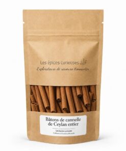 Bâtons de cannelle de Ceylan entier - Packaging - Les Épices Curieuses
