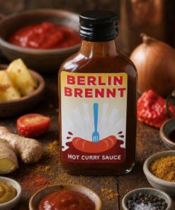 Berliner Brennt - Sauce Curry Piquante 100ml - Les Épices Curieuses
