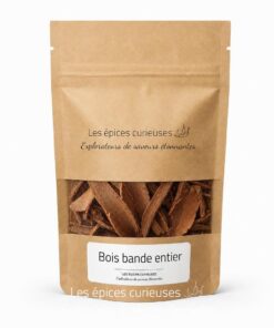 Bois bande entier - Packaging - Les Épices Curieuses