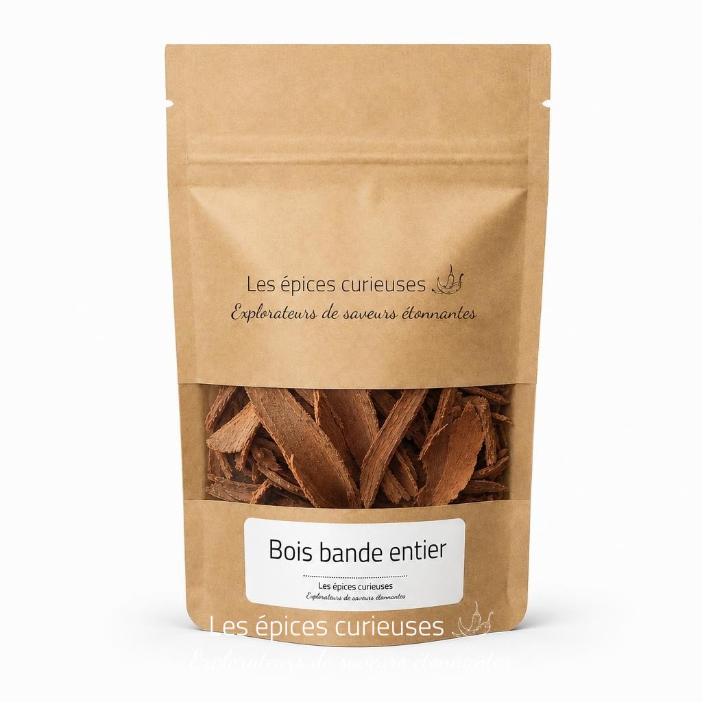 Bois bande entier – Packaging – Les Épices Curieuses Bois bande entier - Packaging - Les Épices Curieuses