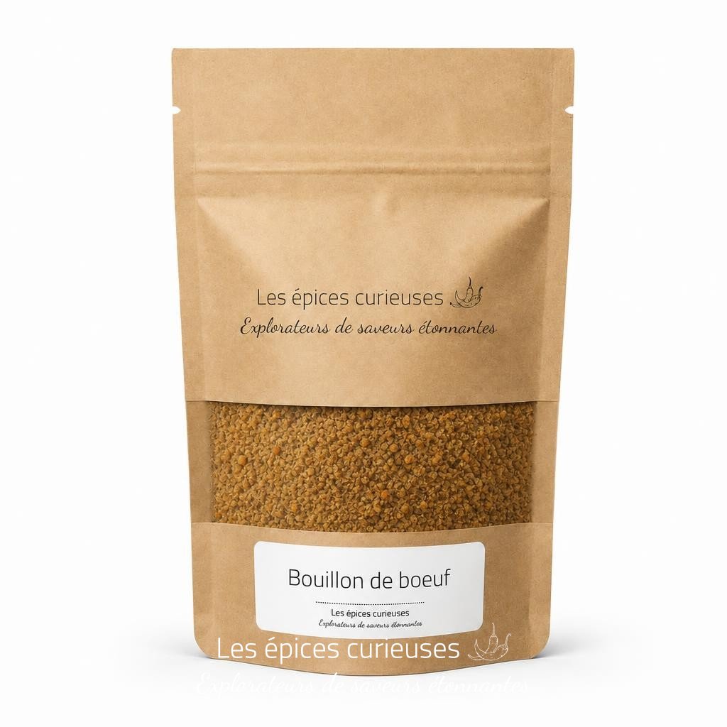 Bouillon de boeuf – Packaging – Les Épices Curieuses Bouillon de boeuf - Packaging - Les Épices Curieuses