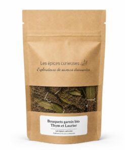 Bouquets garnis bio Thym et Laurier - Packaging - Les Épices Curieuses