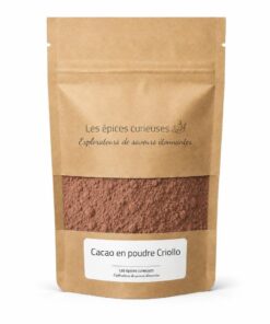 Cacao en poudre Criollo - Packaging - Les Épices Curieuses