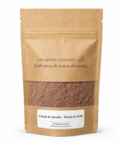 Cacao en poudre - Moulu et Grillé - Packaging - Les Épices Curieuses