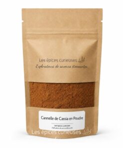 Cannelle de Cassia en Poudre - Packaging - Les Épices Curieuses