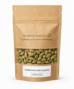 Cardamome verte en graines - Packaging - Les Épices Curieuses