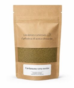 Cardamome verte moulue - Packaging - Les Épices Curieuses