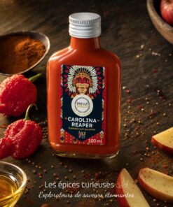 Carolina Reaper - 12/12 - 100 ml - EXTREMEMENT piquante - Les Épices Curieuses