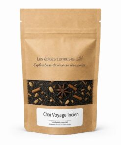 Chaï Voyage Indien - Packaging - Les Épices Curieuses
