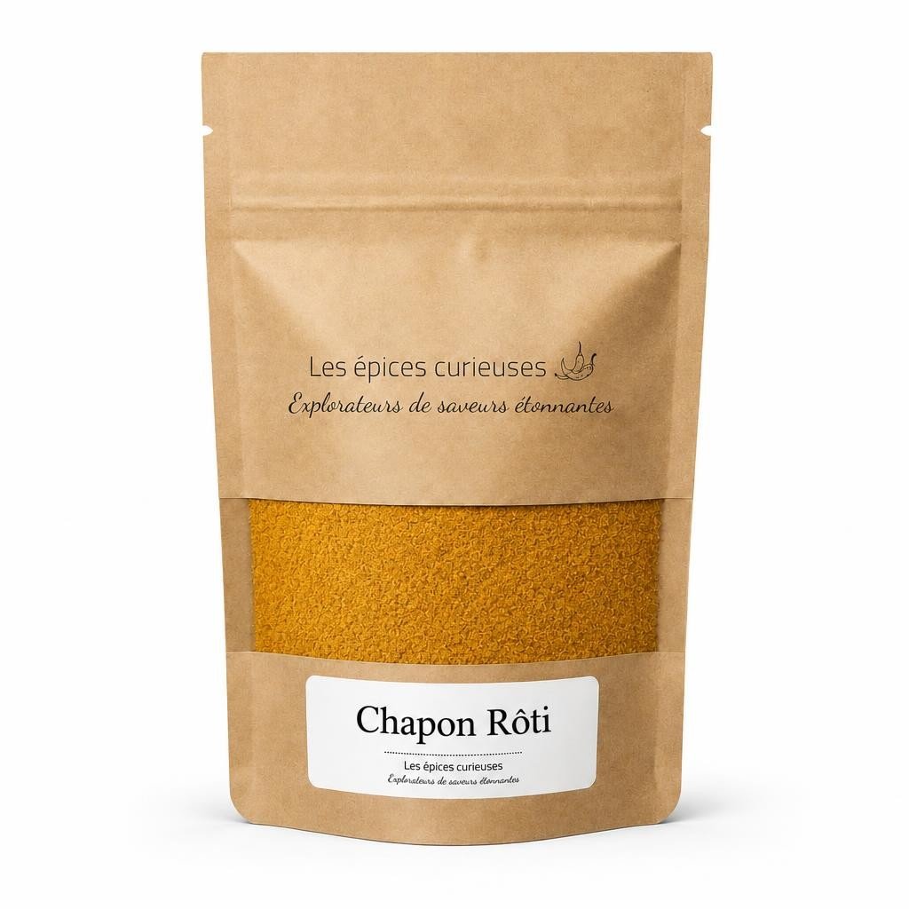 Chapon Rôti – Packaging – Les Épices Curieuses Chapon Rôti - Packaging - Les Épices Curieuses
