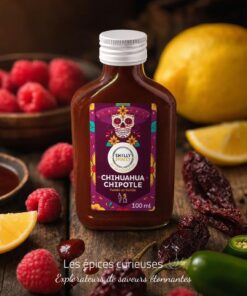 Chihuahua Chipotle - Force 5/12 - 100ml - Fruitée et fumée - Les Épices Curieuses