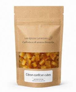 Citron confit en cubes - Packaging - Les Épices Curieuses