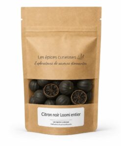 Citron noir Loomi entier - Packaging - Les Épices Curieuses