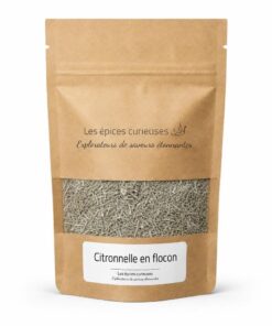Citronnelle en flocon - Packaging - Les Épices Curieuses