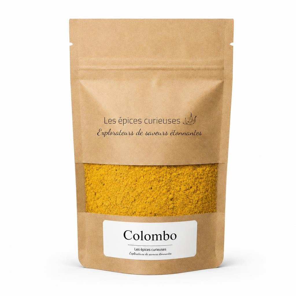 Colombo – Packaging – Les Épices Curieuses Colombo - Packaging - Les Épices Curieuses