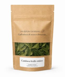 Combava feuille entière - Packaging - Les Épices Curieuses