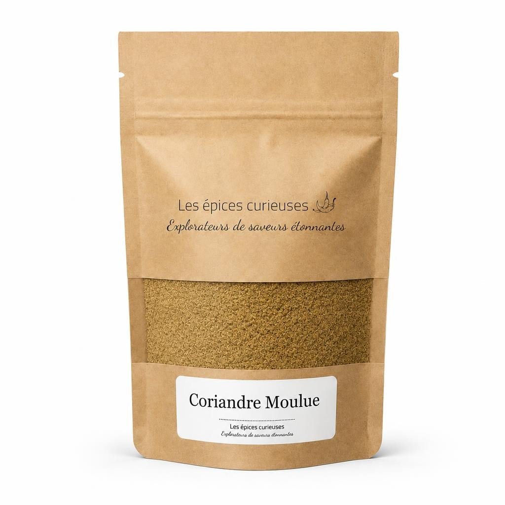 Coriandre Moulue – Packaging – Les Épices Curieuses Coriandre Moulue - Packaging - Les Épices Curieuses