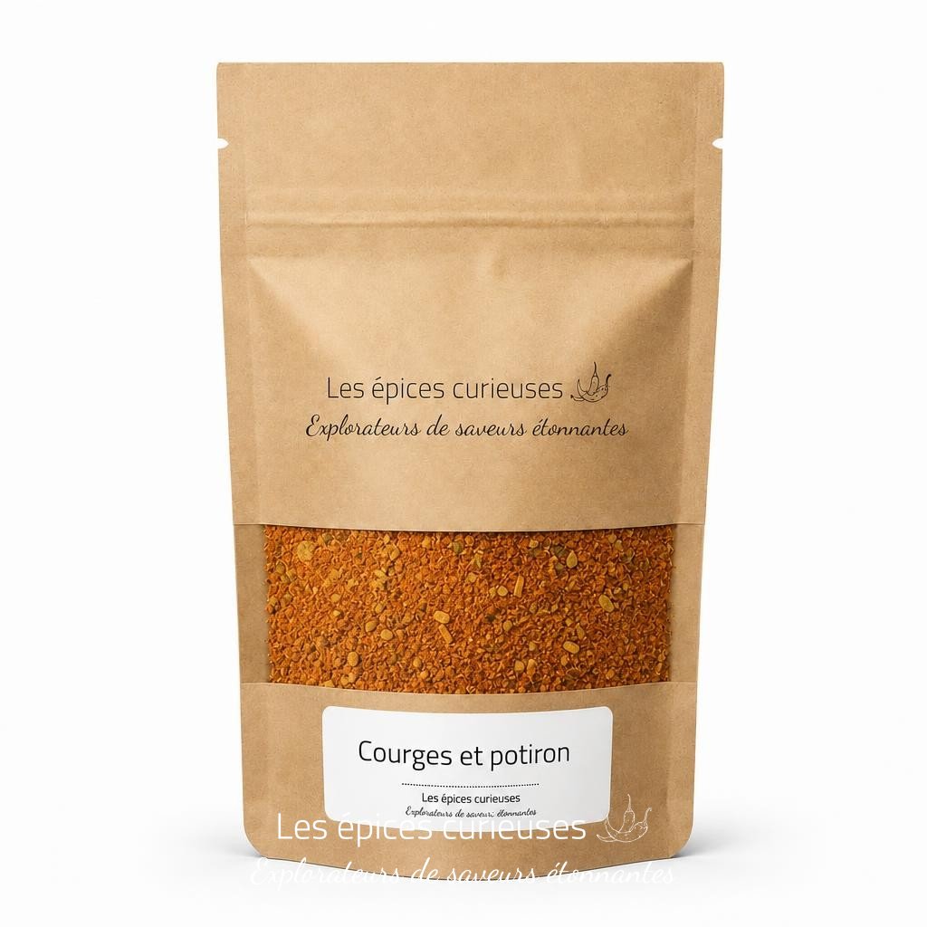 Courges et potiron – Packaging – Les Épices Curieuses Courges et potiron - Packaging - Les Épices Curieuses