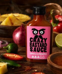 Crazy Bastard Sauce Piquante - Chipotle & Ananas 100ml - Les Épices Curieuses