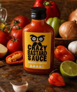 Crazy Bastard Sauce Piquante - Habanero & Tomatillo 100ml - Les Épices Curieuses