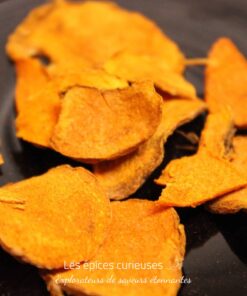 Curcuma en petite lamelle de Madagascar - Les Épices Curieuses
