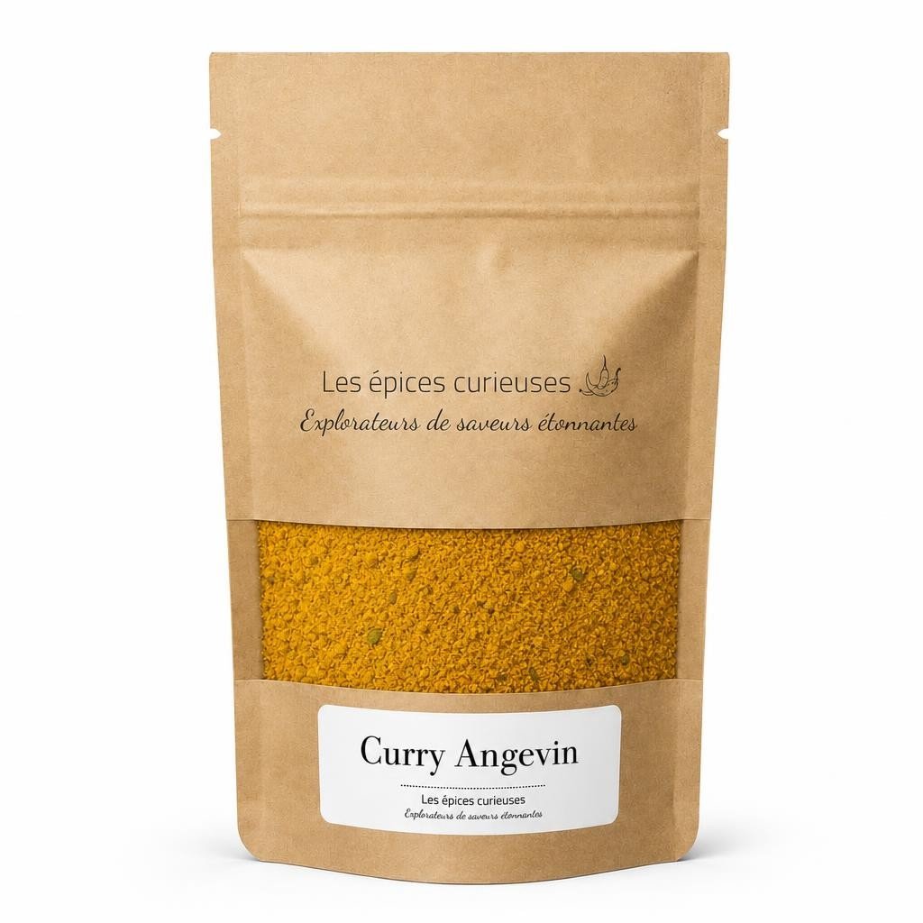 Curry Angevin – Packaging – Les Épices Curieuses Curry Angevin - Packaging - Les Épices Curieuses
