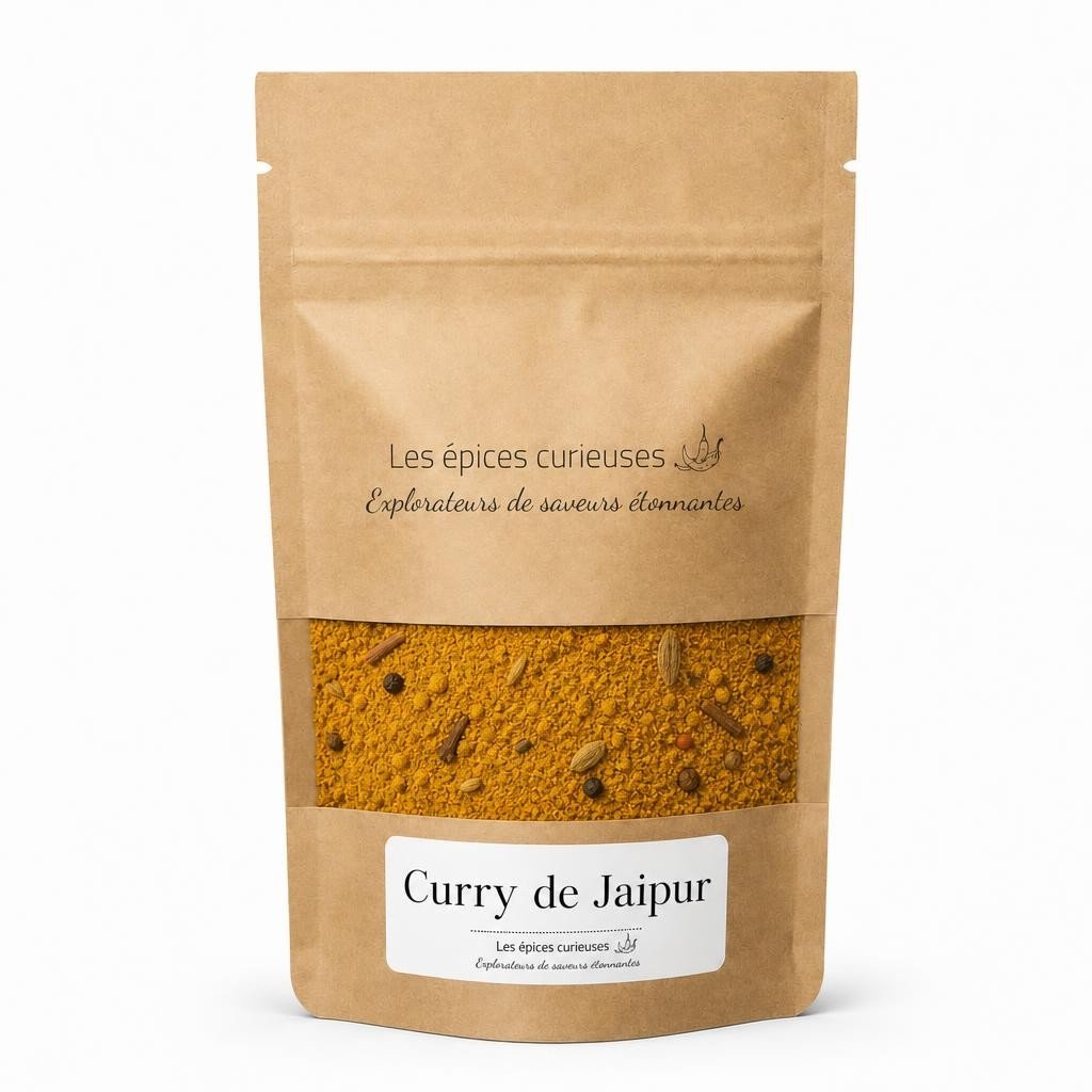 Curry de Jaipur – Packaging – Les Épices Curieuses Curry de Jaipur - Packaging - Les Épices Curieuses