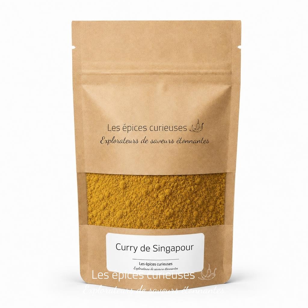 Curry de Singapour – Packaging – Les Épices Curieuses Curry de Singapour - Packaging - Les Épices Curieuses