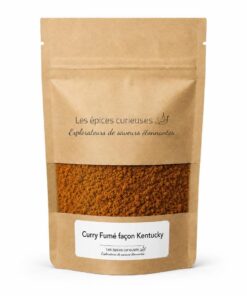 Curry Fumé façon Kentucky - Packaging - Les Épices Curieuses