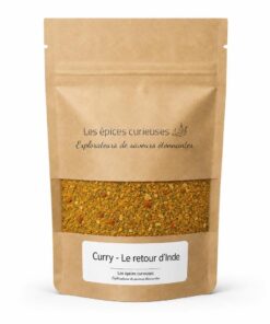 Curry - Le retour d'Inde - Packaging - Les Épices Curieuses