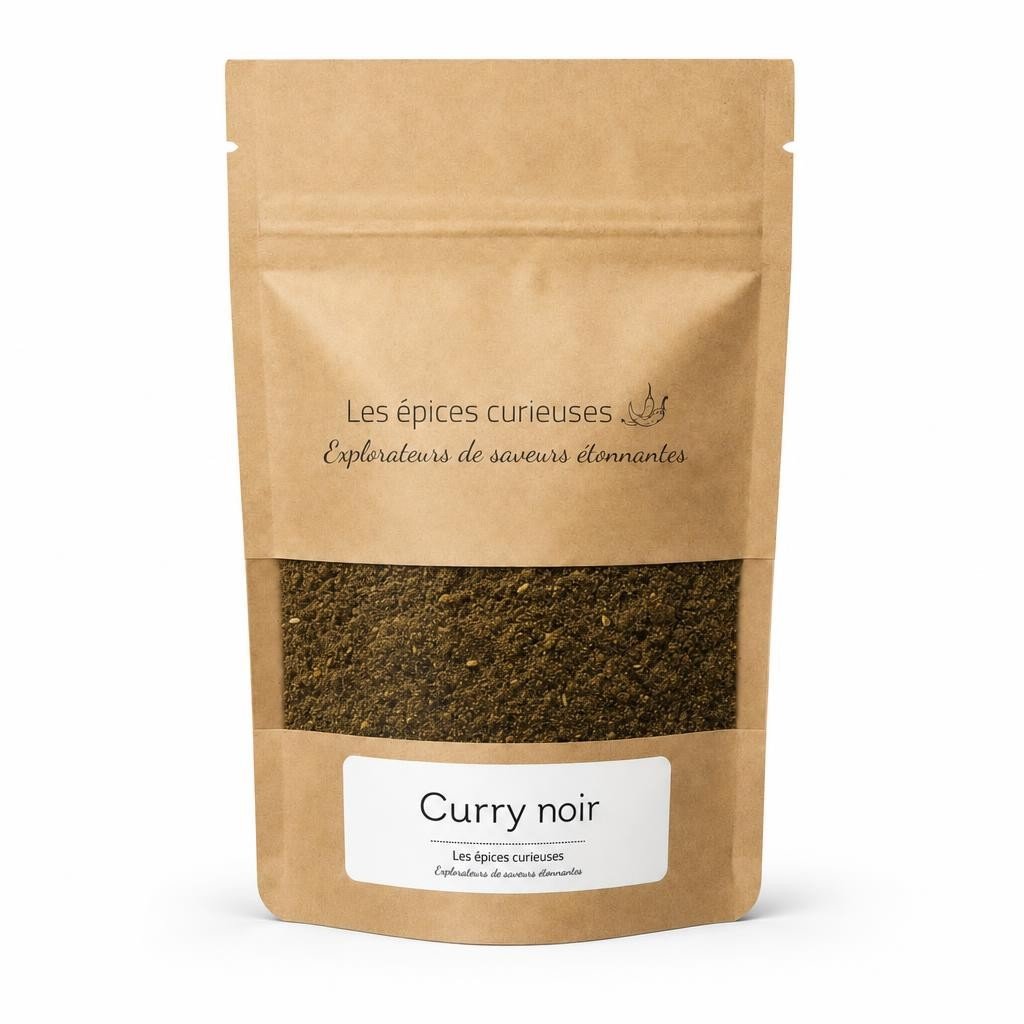 Curry noir – Packaging – Les Épices Curieuses Curry noir - Packaging - Les Épices Curieuses