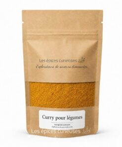 Curry pour légumes - Packaging - Les Épices Curieuses
