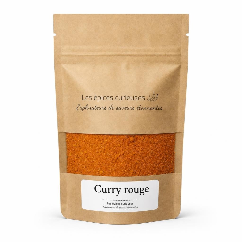 Curry rouge – Packaging – Les Épices Curieuses Curry rouge - Packaging - Les Épices Curieuses