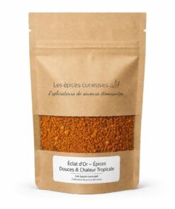 Éclat d’Or – Épices Douces & Chaleur Tropicale - Packaging - Les Épices Curieuses