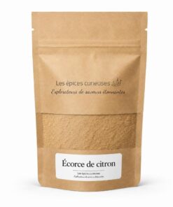 Écorce de citron - Packaging - Les Épices Curieuses